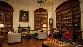 The library at Littlecote House