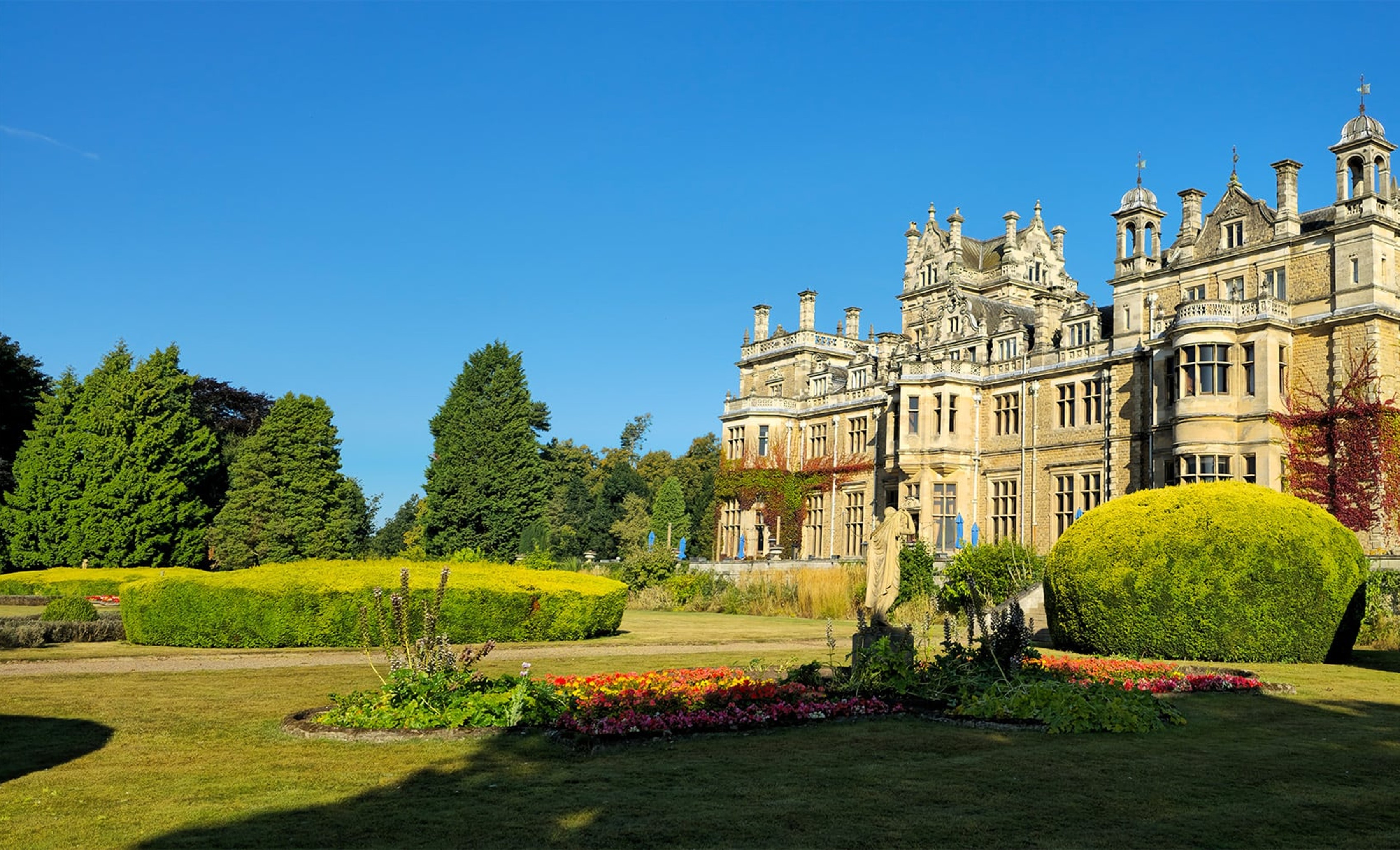 Exterior view of Thoresby Hall