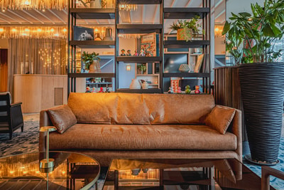 The Riverside Lounge, a relaxing spot at the heart of the hotel