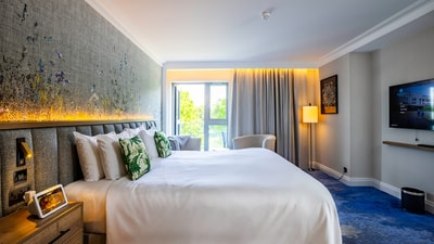 A double room at The Runnymede on Thames