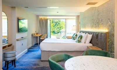 Superior bedroom at The Runnymede on Thames