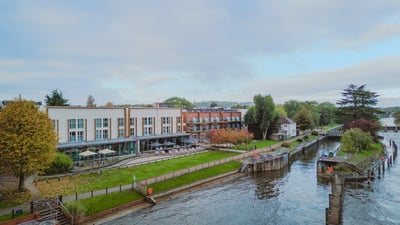 Aerial view of The Runnymede on Thames