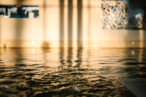Do some laps or a gentle swim in the indoor heated pool.