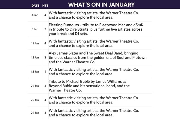 Here's what's on in January at Heythrop Park.