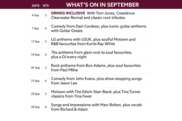 See what's on at Sinah Warren in September.