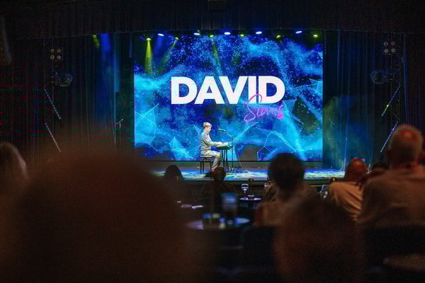 David Sims takes the stage, turning every note into an unforgettable moment.