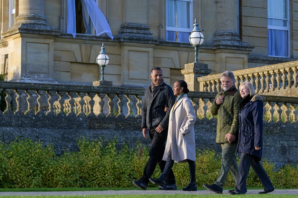 Take in the beauty of your surroundings with a refreshing winter stroll through stunning estate grounds.