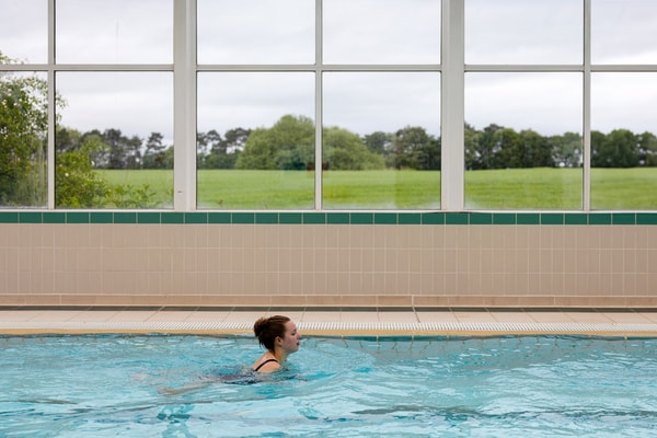 Take a refreshing dip in our indoor pool.