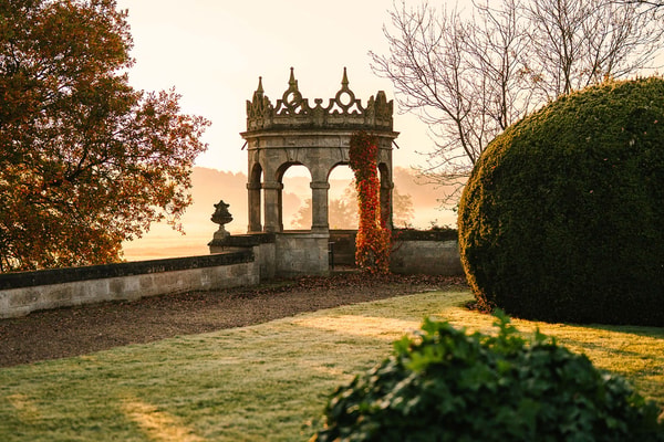 Explore the gardens of Thoresby Hall, where history and nature come together in perfect harmony.