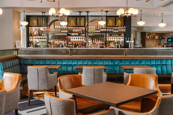 Bright, welcoming, and full of energy - the Live Lounge Bar is the perfect place to enjoy a drink before evening showtime begins.