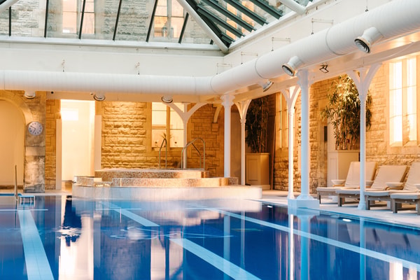 Dive into tranquillity - from the refreshed pool to the soothing bubble pool, Thoresby Hall’s spa experience awaits you.