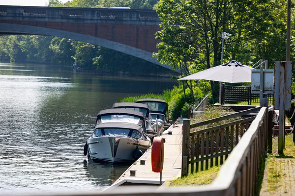 Whether you choose to sit on the riverside terrace and soak in the views or take a stroll along the towpath towards Windsor, with the hotel situated right on the Thames, you can unwind your way.