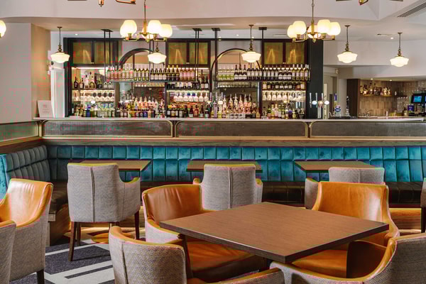 Bright, welcoming, and full of energy - the Live Lounge Bar is the perfect place to enjoy a drink before evening showtime begins.