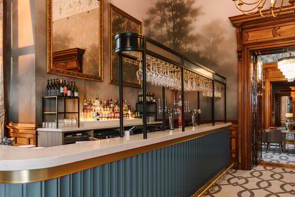 Sip, relax, and soak in the style - welcome to the newly renovated Manvers Bar.