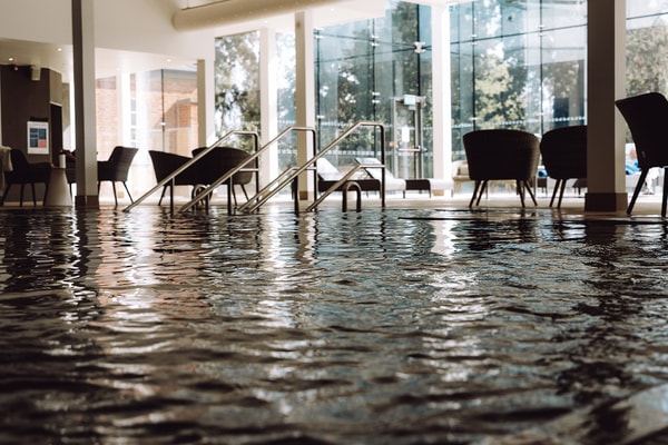 Dive into luxury in the pool at Studley Castle. With its stunning design and inviting ambiance, this is the perfect spot to relax and unwind.