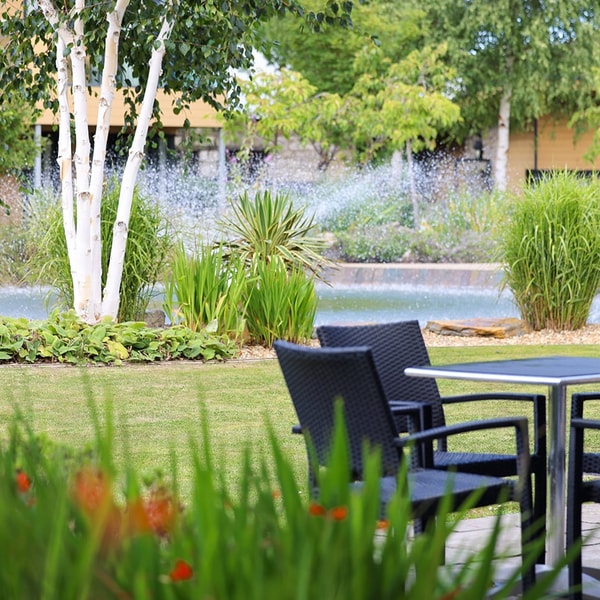 Garden Lodge rooms are a favourite. Step onto your patio or balcony for tranquil views of the beautifully cared-for gardens.