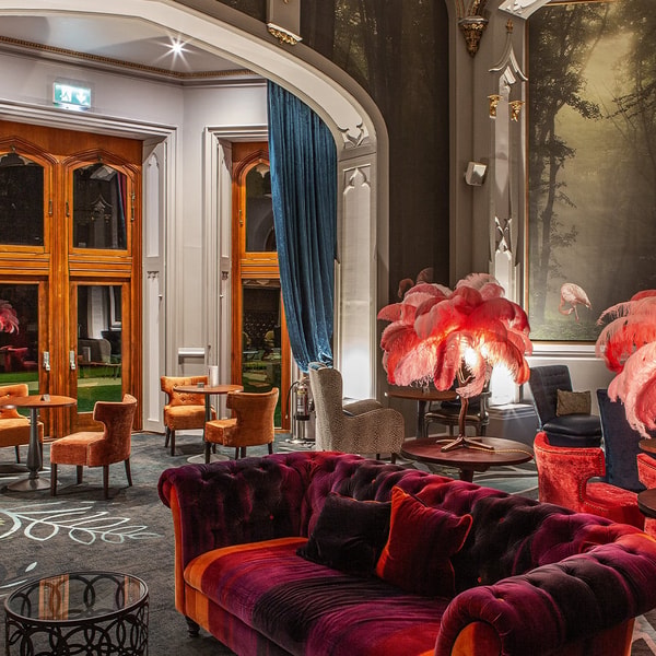 From colourful couches to quirky flamingo lamps, the Garden Room combines comfort and style for a lounge experience like no other.