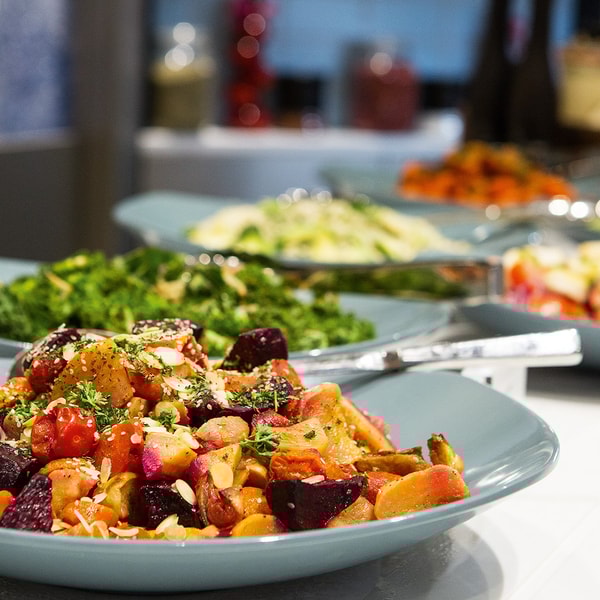 Delicious salads and more on the buffet in Market Kitchen