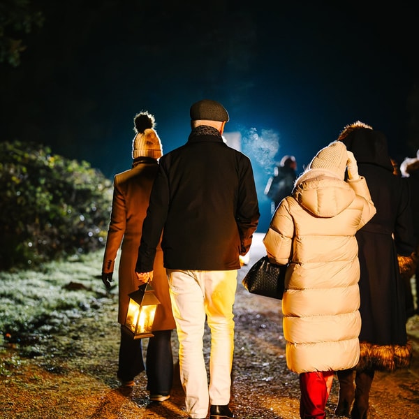 Discover the enchantment of a lantern-lit walk beneath the winter sky (selected breaks).