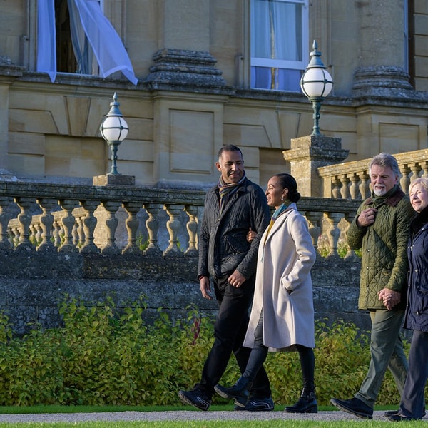 Take in the beauty of your surroundings with a refreshing winter stroll through stunning estate grounds.
