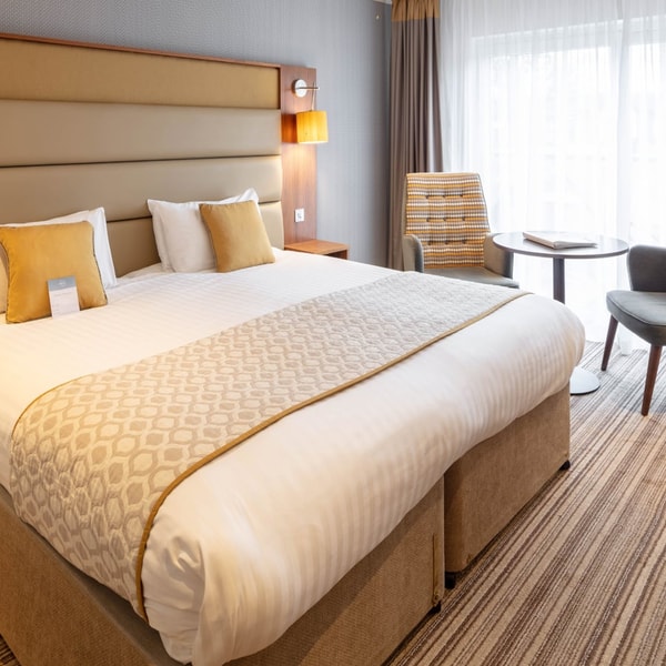 Comfortable bedrooms are just steps away from everything, so you can enjoy full days and exciting evenings with no need to worry about booking taxis or making the last train.