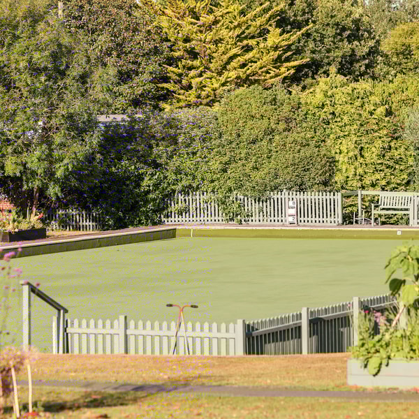 Friendly competition awaits on our picturesque boules green!