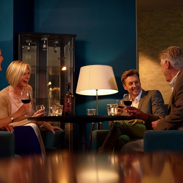 Get together in the Mulberry Lounge for a drink or two before or after the show.
