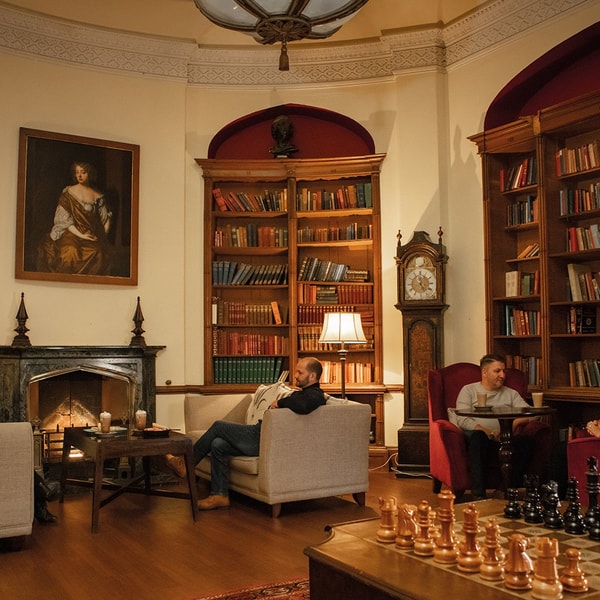 Discover the library, where you can relax, read a book, or enjoy a board game - the choice is yours.