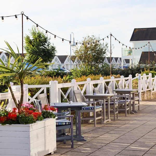 Spend a sunny day on the terrace, where comfortable seating and open skies make every moment feel refreshing.