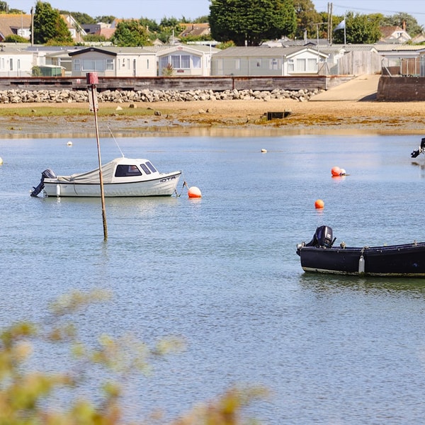 The grounds are full of picturesque views to discover, including this peaceful scene of boats on the lake.