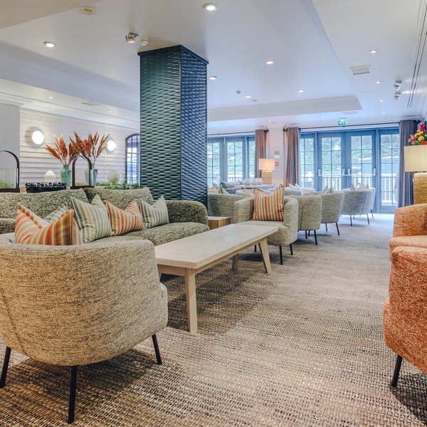 We're all about relaxation here, and the Garden room is a popular spot for a few moments of peace or to sit and enjoy a good book.