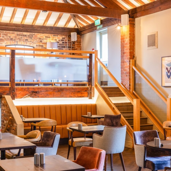 With two levels of dining and charming exposed beams, the Cheshire Barn Restaurant offers character and comfort. As one of just two Warner gastropubs, it’s the perfect place to savour hearty meals included with your stay.
