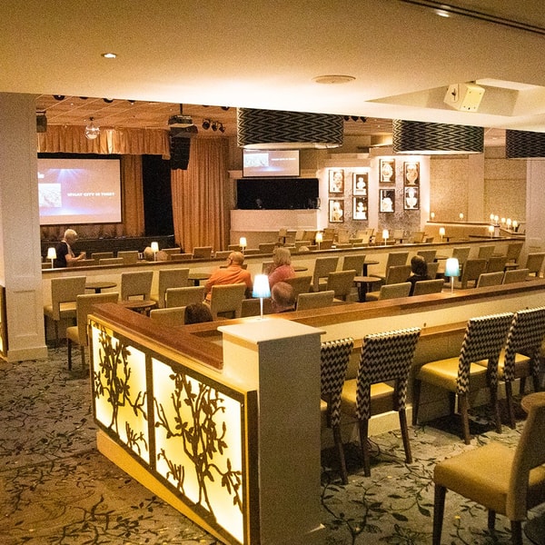 Take your seat in the Late Lounge and get ready for a show that will light up your evening and make your stay truly memorable.