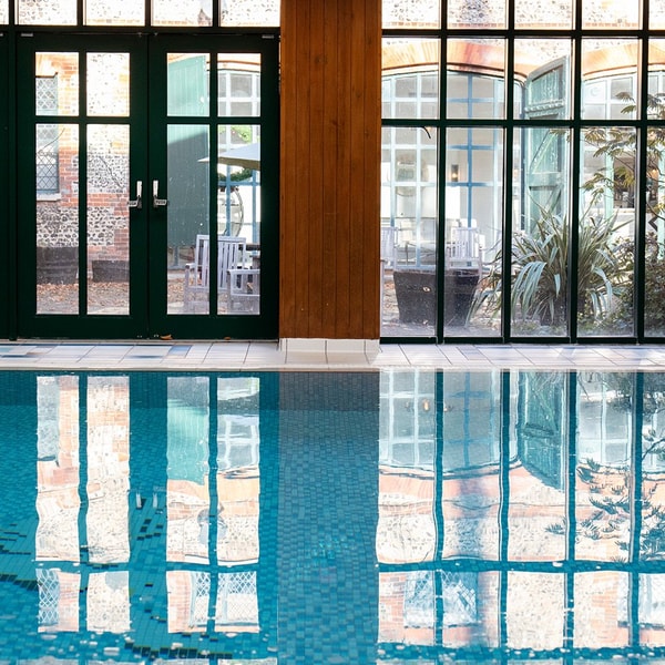 If you fancy a swim, the pool in the historic stables courtyard offers a tranquil escape.