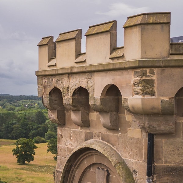 With majestic stonework and castle turrets set against the stunning Warwickshire countryside, Studley Castle feels truly cinematic.