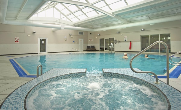 Indoor bubble pool at Bodelwyddan Castle
