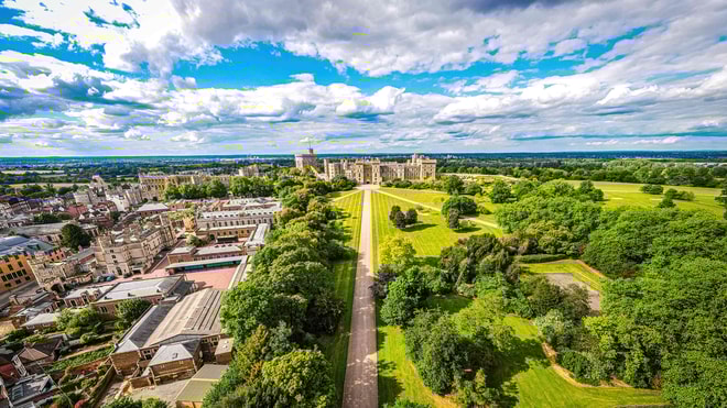 Windsor Castle from above
