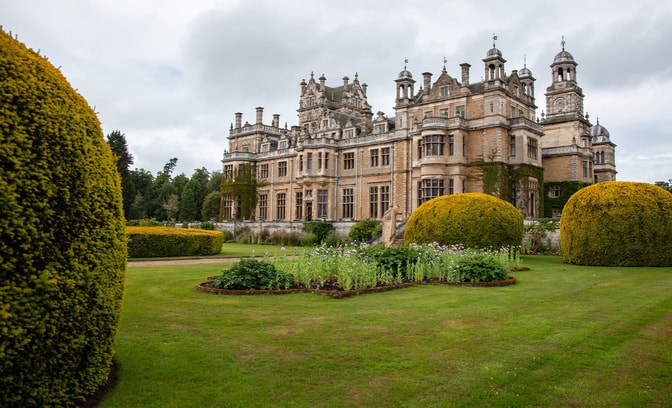 Exterior view of Thoresby Hall
