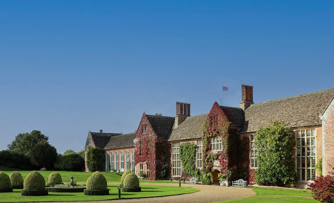 sunny day at littlecote house