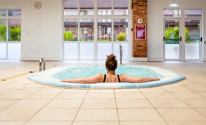 The bubble pool at Alvaston Hall