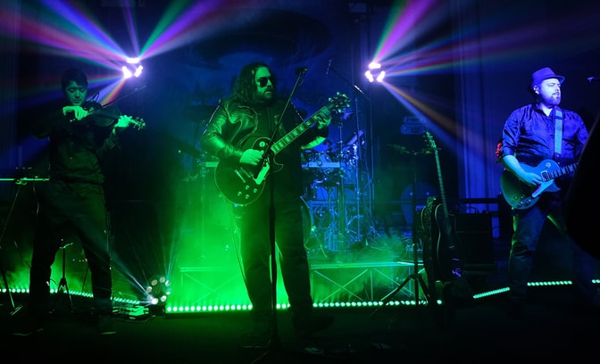Explosive Light Orchestra on stage
