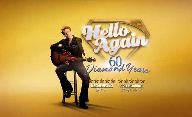 Hello Again – a tribute to Neil Diamond YELLOW BACKGROUND