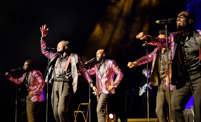 Just My Imagination performing on stage