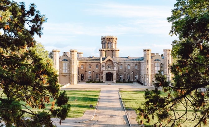 Exterior of building and grounds 