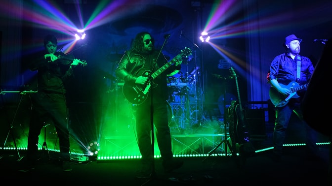 Explosive Light Orchestra on stage