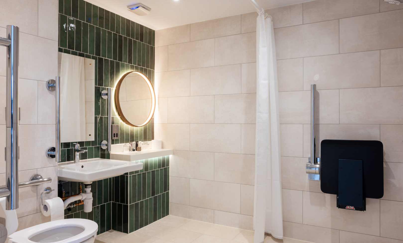 Bathroom with walk in shower