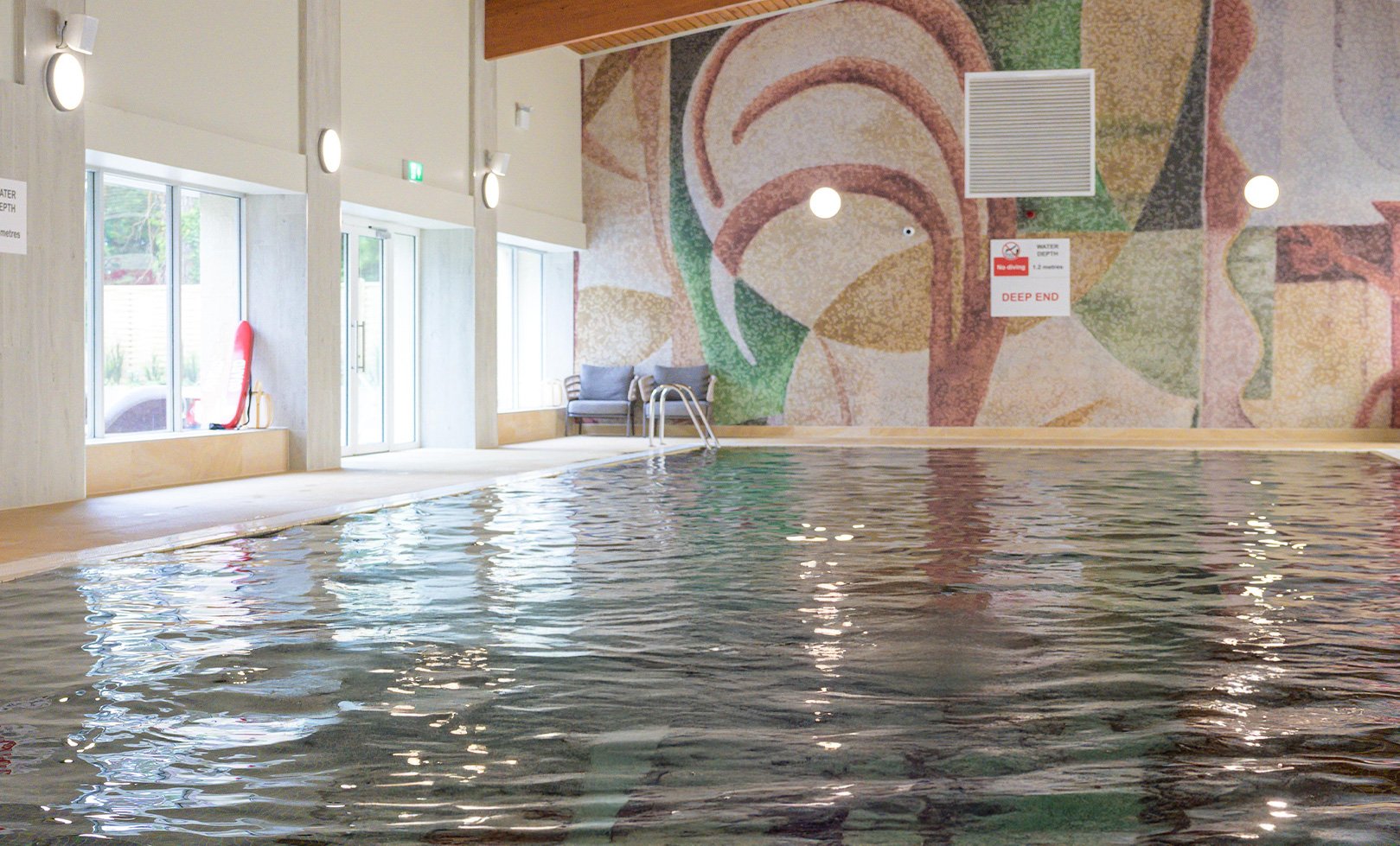 Indoor pool at Heythrop Park