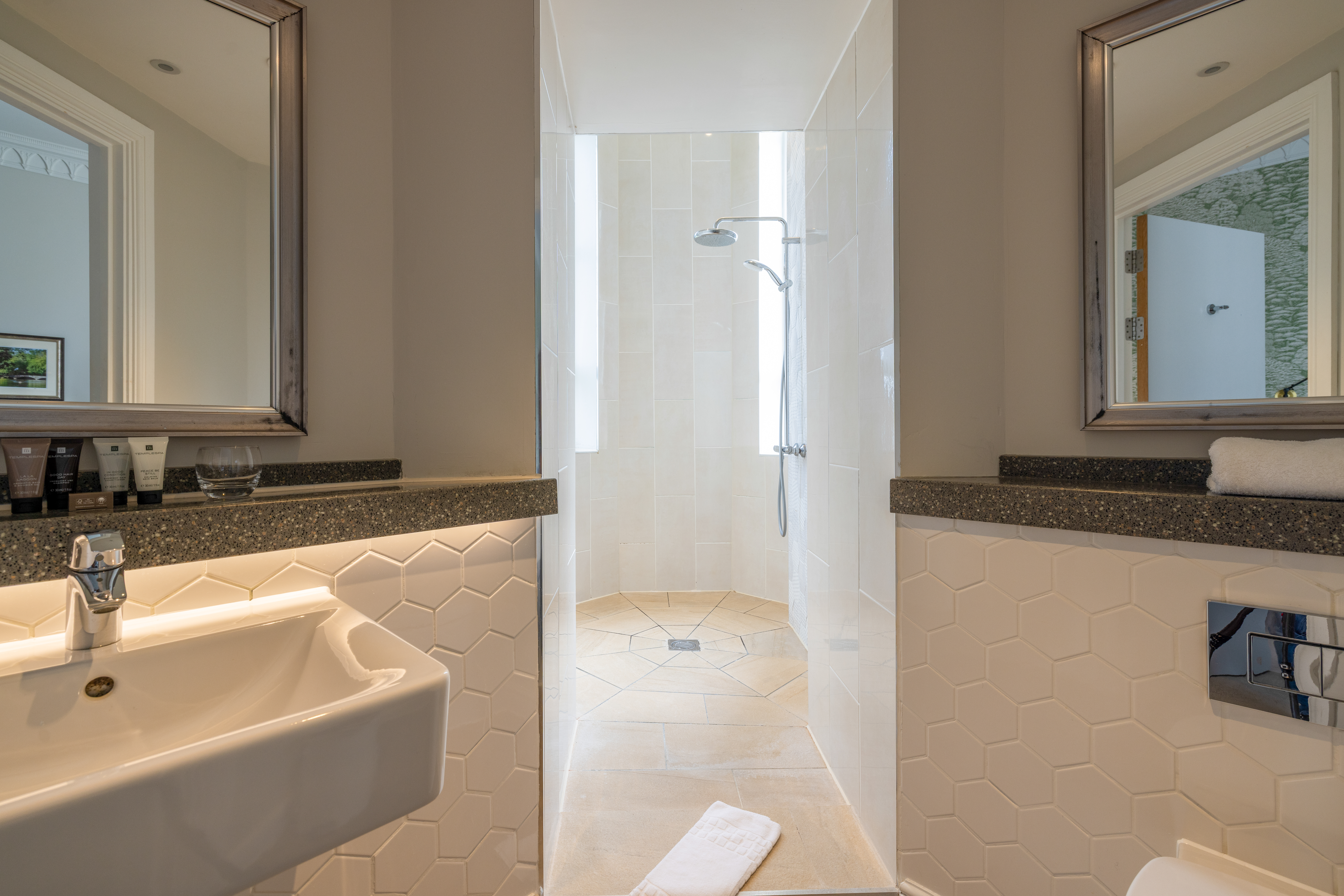 bathroom in castle room