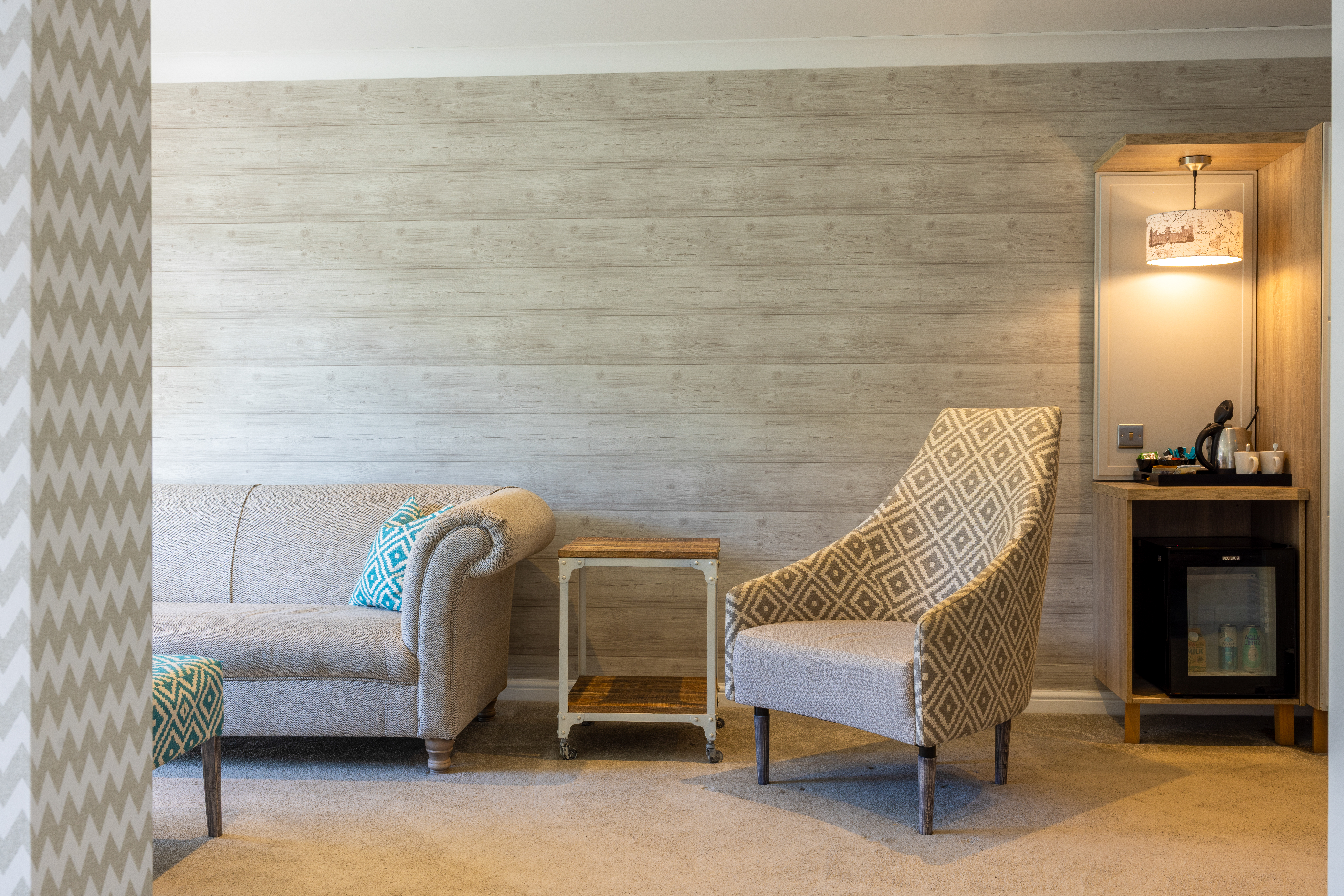 sofa in lodge room