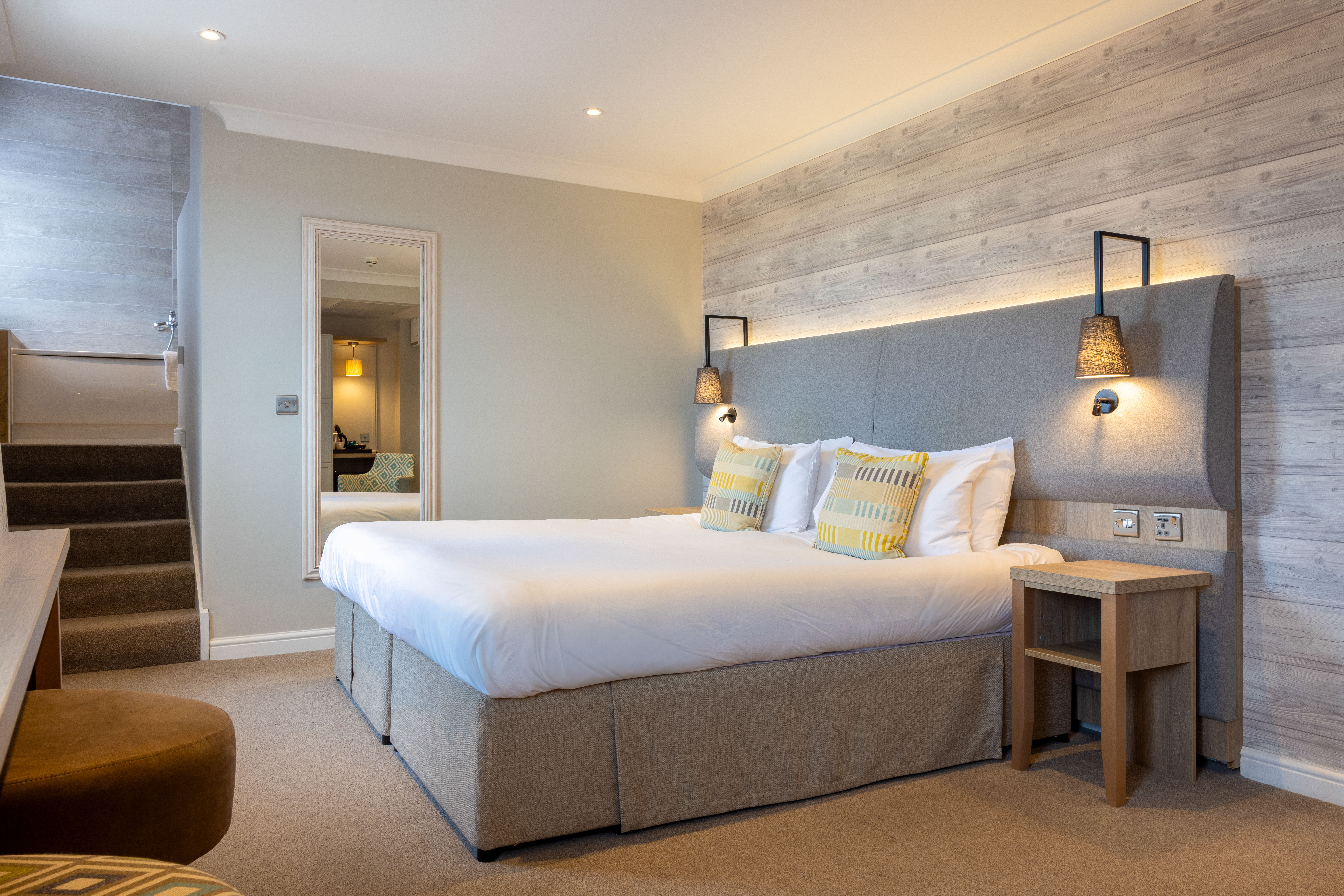 bed in stables room